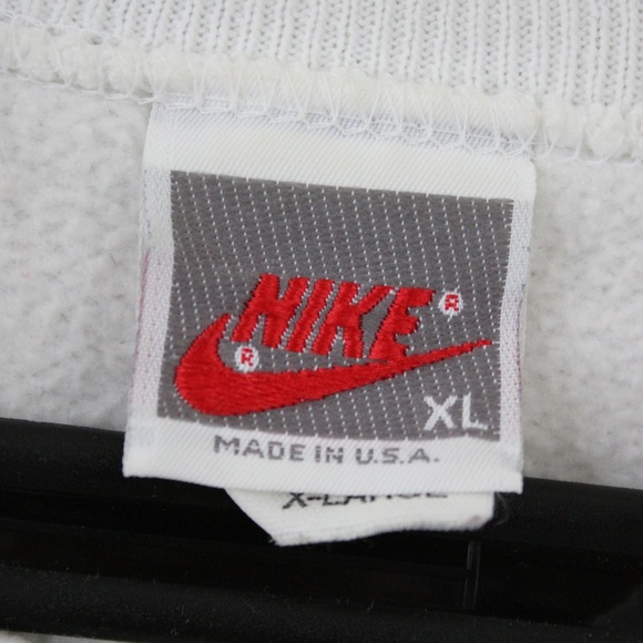 VTG NIKE Gray Tag Made In USA Sweater Mens XL Q81 - Picture 5 of 8